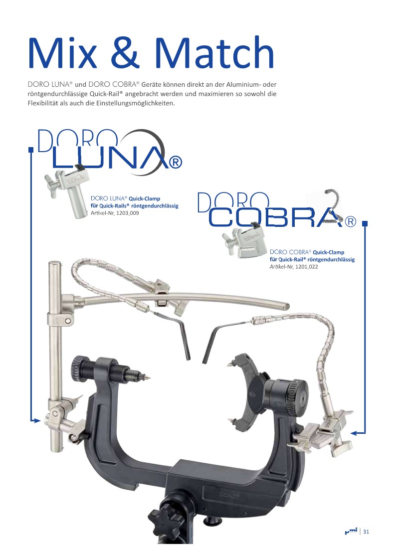 Cobra Long arm & radiolucent